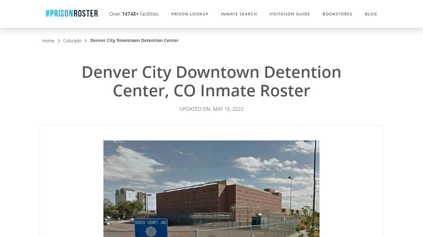 Denver City Downtown Detention Center, CO Inmate Roster