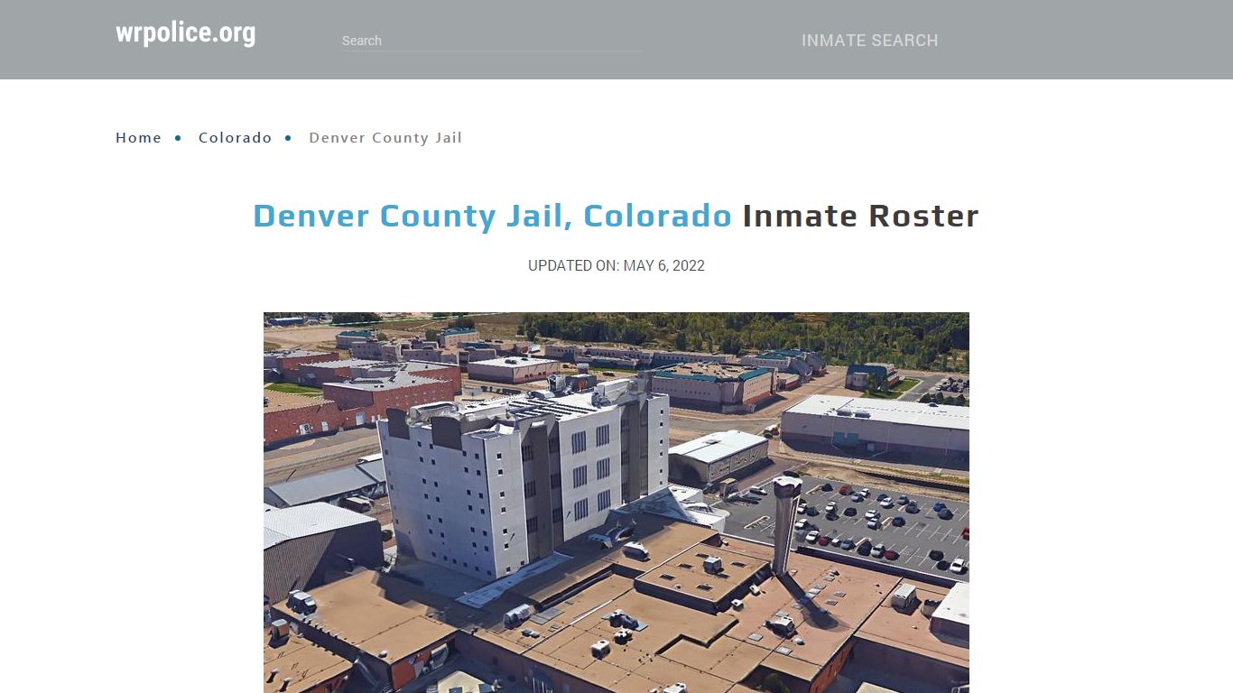 Denver County Jail, Colorado - Inmate Locator